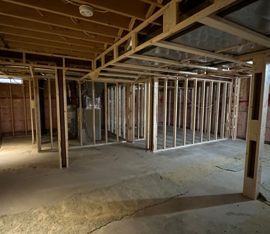Basement framing photo by Rebuild The Planet